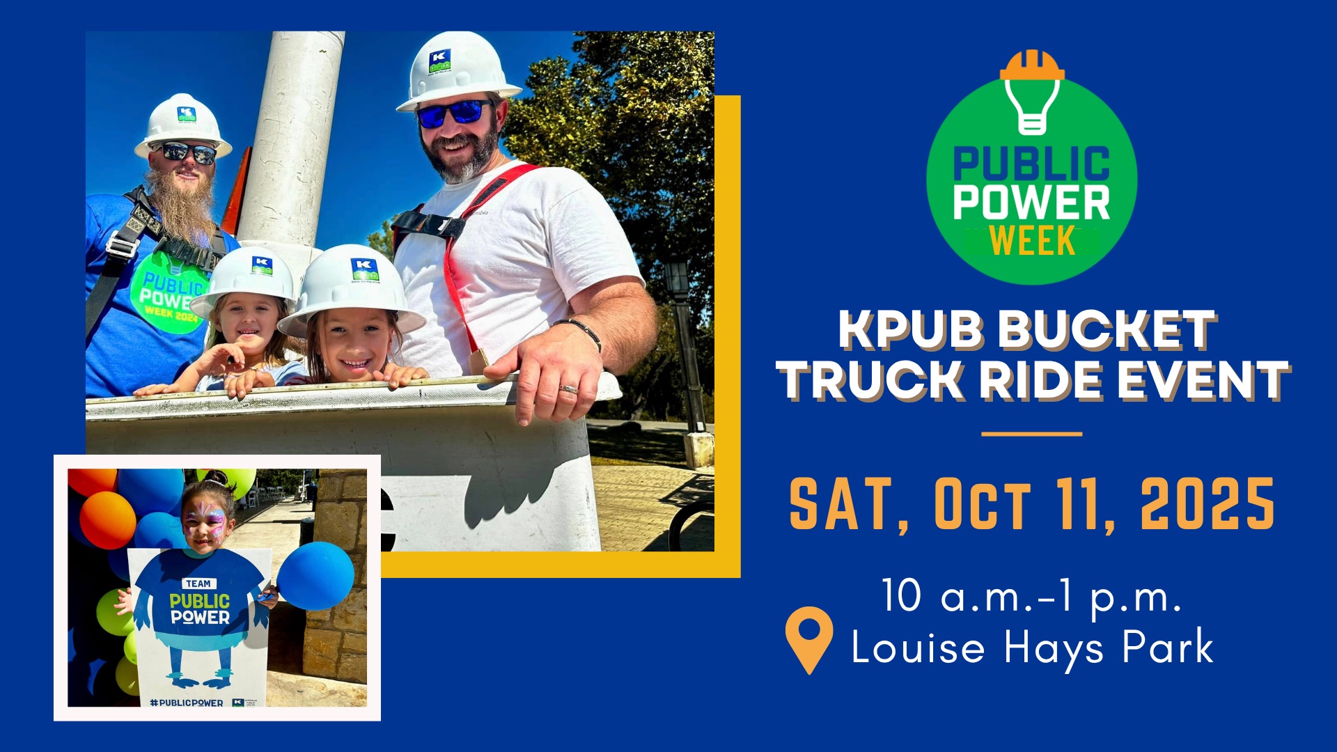 KPUB Bucket Truck Ride Event